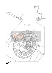 Roue avant